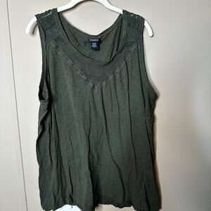 Torrid Olive Green Tank Top